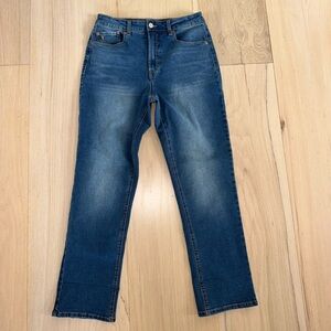 Frye Jeans Denim Blue Medium Wash Straight Leg Size 28